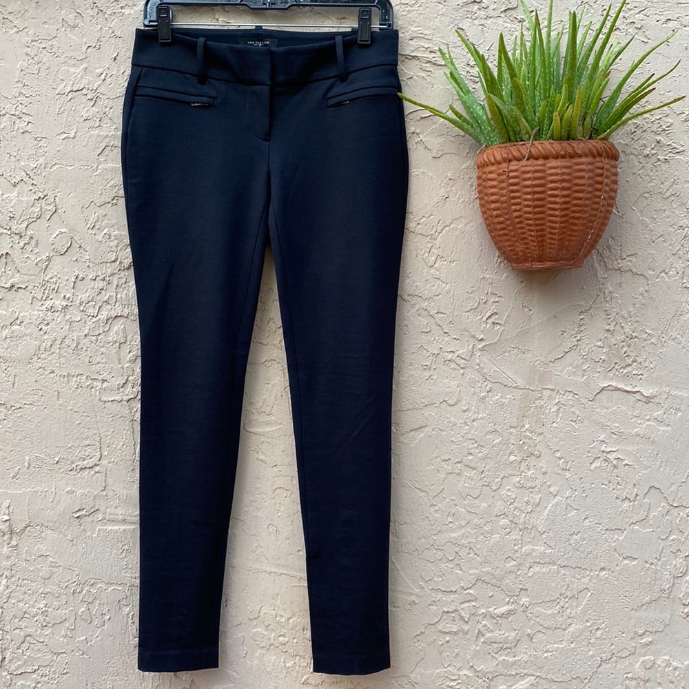 BNWOT Beautiful Ann Taylor Jet Black Stretch Pants